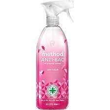 Shipped with usps priority mail. Method Cleaner Wild Rhubarb Anti Bac All Purpose Cleaner Big Green Smile