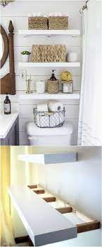 You can place shelves on either sides of the bathtub or shower. 16 Easy And Stylish Diy Floating Shelves Wall Shelves Floating Shelves Diy Shelves Kitchen Wall Shelves