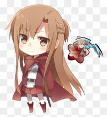 Asuna's avatar and her real life appearance are identical. Chibi Images Sword Art Wallpaper And Background Photos Anh Asuna Free Transparent Png Clipart Images Download