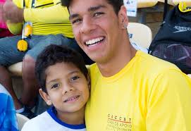 Irmãos Bruce e Brandonn Almeida em bela ação durante o Troféu Brasil