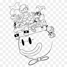 Are you addicted to mario? Art Koopalings Drawing Coloring Book Larry Page White Text Hand Png Pngwing