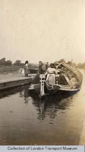 Captioned A Canal Barge On The Canal At Uxbridge Photographed By Kodak 1920 1925 London Canal Uxbridge Wideboat B Canal Barge Barge Boat Boat Plans