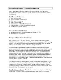 The accounting cycle next lesson welcome to the lesson on source documents in accounting, where we'll learn what these are, why they're important and where we'll look at some common examples. Doc Source Documents Of Financial Transactions Satyam Tejpal Academia Edu