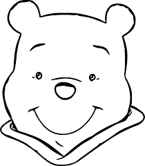 Awesome Winnie The Pooh Face Coloring Page Winnie The Pooh Pumpkin Winnie The Pooh Cake Coloring Pages
