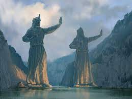 Its minimum armor rating is 13; Artstation The Argonath Armand Cabrera