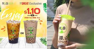 Please enter a search keyword. Redeem S 1 10 Milk Tea With Brown Sugar Boba Or Golden Pearls At R B Tea Outlets Till Nov 30 U P 3 60 Great Deals Singapore