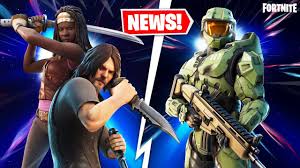 The developer supported, community run subreddit dedicated to the fortnite: Fortnite X The Walking Dead Halo Sur Fortnite Pack De Skin Et Mode De Jeu Fortnite News Youtube