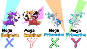 Mega Delphox X, Y; Mega Primarina X, Y - Future Pokemon Mega Evolutions  2018. - YouTube