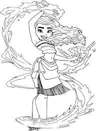 Coloriage Vaiana Maui A Imprimer