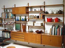 Poul Cadovius Mid Century Modern Interiors Mid Century Wall Unit Modern Scandinavian Interior