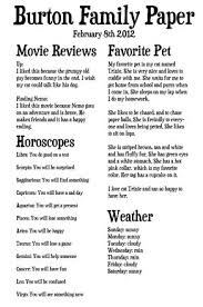 Get The Scoop Create A Family Newspaper Activity Education Com Middle School Activities Kindergarten Worksheets Afterschool Activities