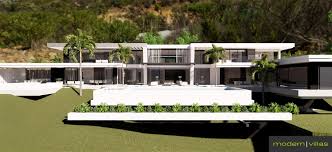 Large glass windows and doors give additional visual impact. Modern Villas Designs Builds And Sells Around The World