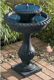 Bird Bath Fountain Home Depot Solar Power Solar Smart Solar Blenheim 2 Tier Solar On Demand Bird Bath Fountain Bird Bath Solar Fountain