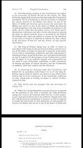 The supremacy of the malaysian constitution is above that of parliament and the judiciary. Firdaus Husni On Twitter There Isn T A Term Malay Rights In Article 153 Of Malaysia S Constitution It Mentions Special Position On Specific Subject Matters Different Https T Co Nk7jnhat6m