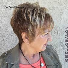 Female hairstyles for short hair for ladies over 60 years old can not do without staining. Short Layers With Highlights The Best Hairstyles And Haircuts For Women Over 70 The Trending Hairstyle