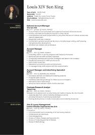 Quick to absorb and analyse large amounts of information. Advertising Account Manager Resume Sample Kickresume