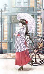 oinarisan umbrella art anime art taisho era