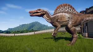 What can spinosaurus live with . Jurassic World Evolution Spinosaurus Peatix