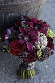 Flowersandfreshness guarantees high quality flowers: Deep Purple Wedding Bouquets