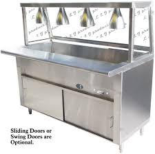 Our most common stainless steel table styles. Evoo Egctl 48 Gas Cafeteria Steam Table 48 Buffet Table