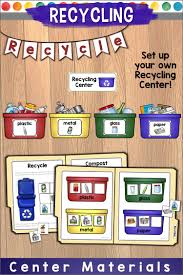 Recycling Center And File Folder Games Recycling Activities Folder Games Teaching Recycling