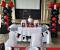 Red And Gold Baby Shower Cake