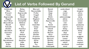We shall be interested in hearing your comments. 100 List Of Verbs Followed By Gerunds Pdf Definition And Infographics Grammarvocab
