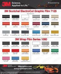 3m 50 Series Vinyl Colour Chart Earl Mich On Line Catalog