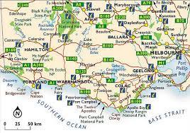 South Australia Border Map Maps Of Victoria – West From Melbourne To The Border With South Australia