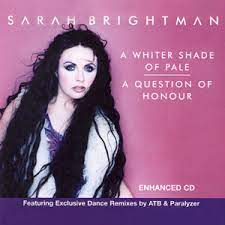 The single reached number 1 in the uk singles chart on 8 june 1967 and stayed there for six weeks. A Whiter Shade Of Pale Sarah Brightman Sarah Brightman