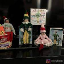 Elf On The Shelf Ideas Looks Like Our Elves Planned For Us To Watch Elf Tonight Great For Us We Love This Movie See More Elf On The Shelf Elf Watch