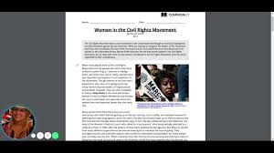 The most obvious examples of this are jazz bands and flappers. Commonlit Women In The Civil Rights Movement Youtube