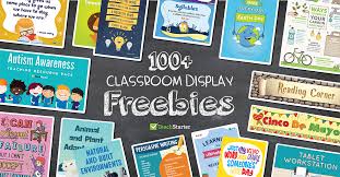 100 Free Printable Classroom Displays And Resources Teach Starter Classroom Displays Classroom Displays Secondary Classroom Wall Displays