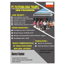 Jangan asal kerja, surat kontrak kerja karyawan swasta perlu kamu punya. Informasi Kesempatan Kerja Ke Ficotama Bina Trampil Facebook