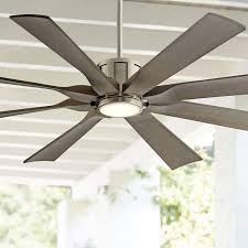 Buy 60 The Defender Modern Indoor Outdoor Ceiling Fan With Light Led Dimmable Remote Control Brushed Nickel Light Wood Blades Damp Rated For Patio Porch Possini Euro Design Online In Turkey B07v95p68n