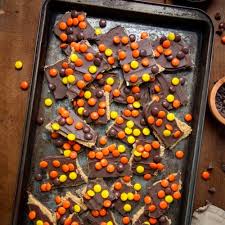 Reese's Pieces Peanut Butter Bark
