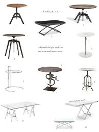 Adjustable Height Tables To End Your Small Space Woes Adjustable Height Table Dressing Table For Small Space Furniture For Small Spaces