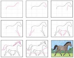 The oceans, lakes, and streams around us have so many animals we can learn to draw. How To Draw A Horse Art Projects For Kids