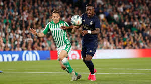 Emerson, mandi, víctor ruiz, miranda; Real Betis Vs Real Madrid Los Blancos Kalah 1 2 Di Stadion Benito Villamarin Okezone Bola