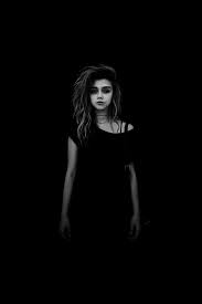 Amoled Woman Wallpaper Girl Black And White Little Black Dress Are you looking for a black wallpaper app or dark backgrounds, black images, or black and white wallpaper ? amoled woman wallpaper girl black