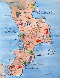 Carte 1 2 3 4 5 6. Calabria Italy Map Custom Etsy Calabria Italy Calabria Italy Map Calabria