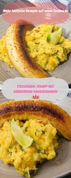 Steckruben Stampf Mit Gebratenen Kokosbananen Foodina Rezept Steckrube Steckruben Rezepte Lebensmittel Essen