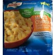 Birds Eye Veggie Mac And Cheese Review Birds Eye Mac Cheese Veggie Made Calories Nutrition Analysis More Fooducate