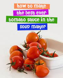 Recipe This Soup Maker Creamy Tomato Sauce Recipe Soup Maker Soup Maker Recipes Recipes