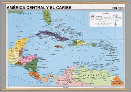 Central america , an archaeological bridge connecting north and south america , was, before the arrival of the europeans, home to various nomadic and sedentary cultures. America Central Y El Caribe Politico David Rumsey Historical Map Collection