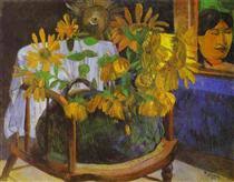 Asserts that in the summer of 1890, van gogh was influenced by two cézanne flower pictures in the. Still Life Vase With Twelve Sunflowers C 1888 C 1889 Vincent Van Gogh Wikiart Org