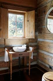 Built to reflect exceptional style, our bathroom vanities are. Rustic Log Cabin Bathroom Hgtv