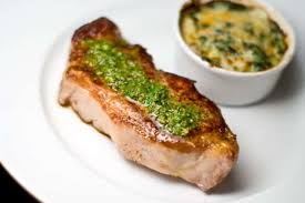 Steak with Mint Chimichurri Sauce