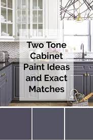 See more ideas about kitchen remodel, kitchen cabinets, kitchen design. Two Color Kitchen Cabinets Ideas And Exact Paint Color Matches Kitchen Cabinets Color Combination Painting Cabinets Kitchen Colors