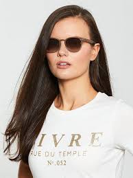 Ray Ban Opal Beige Ray-Ban RB4305 Unisex Oval Sunglasses, Opal Beige/Brown  Gradient